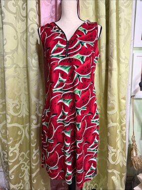 Women’s Red Watermelon Print Dress